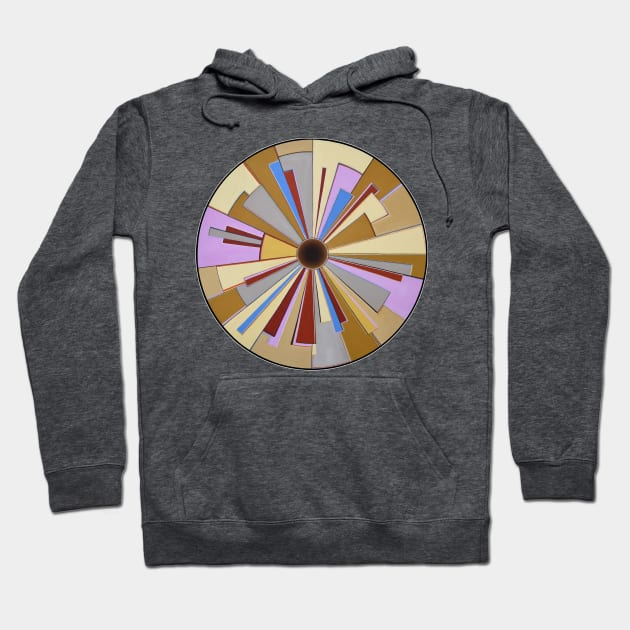 Perspective Eye (Pink, Brown & Amber) Hoodie by RealZeal